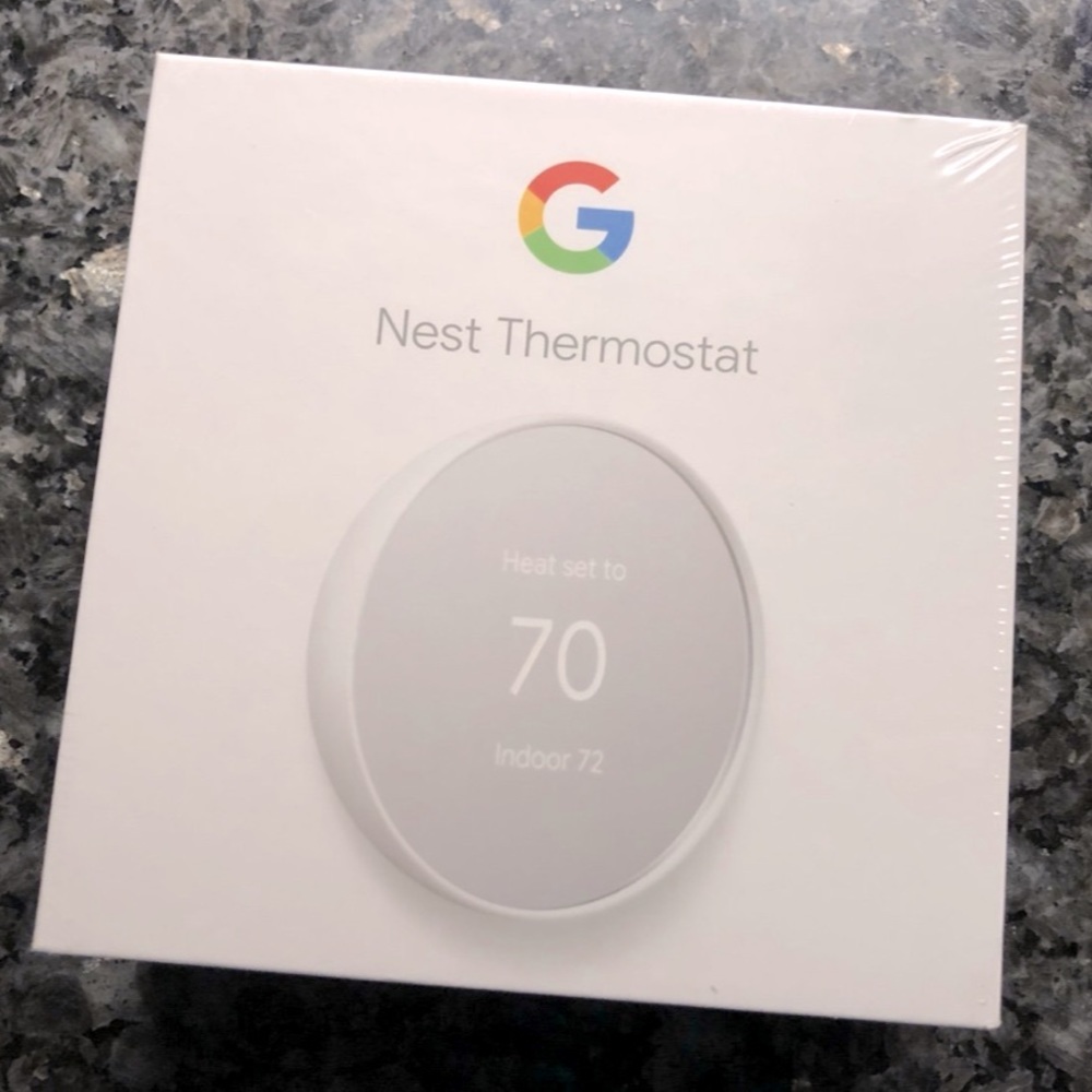 Nest Thermostat - Smart Programmable Wi-Fi Thermostat - Snow